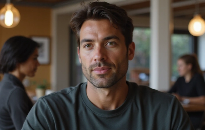 Screenshot from a documentary style interview