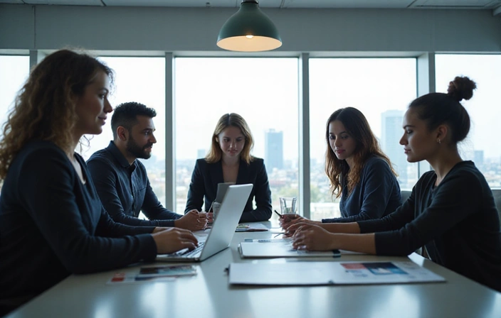 Screenshot from a corporate brand story video