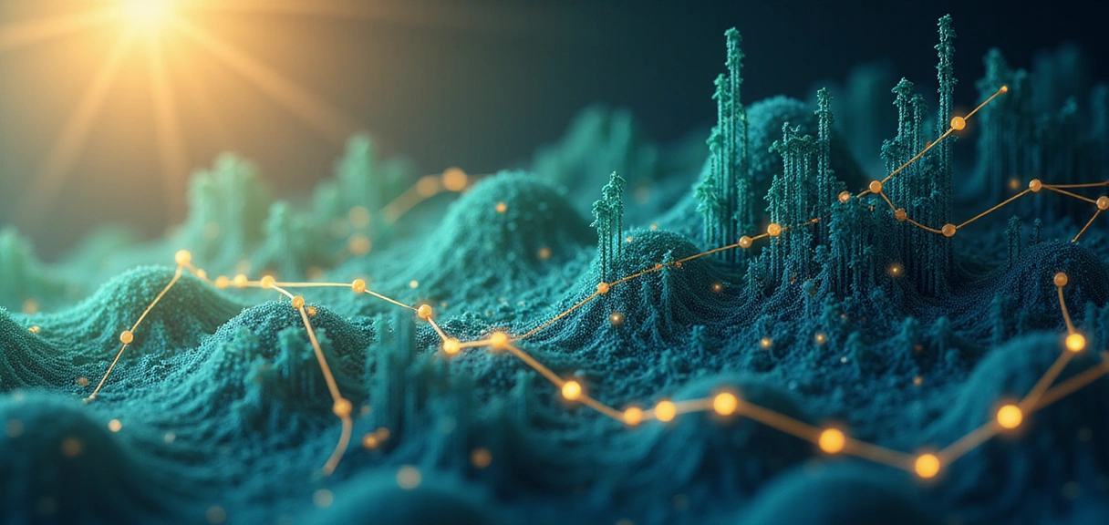 Abstract image representing value, growth, and smart investment in professional services.